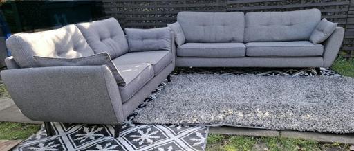  — Grey DFS French Connection Sofas..3&2