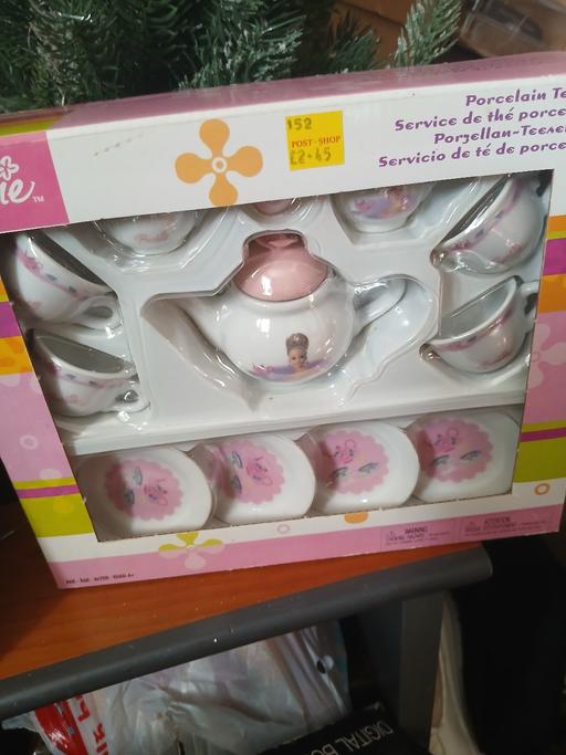  — barbie tea set new