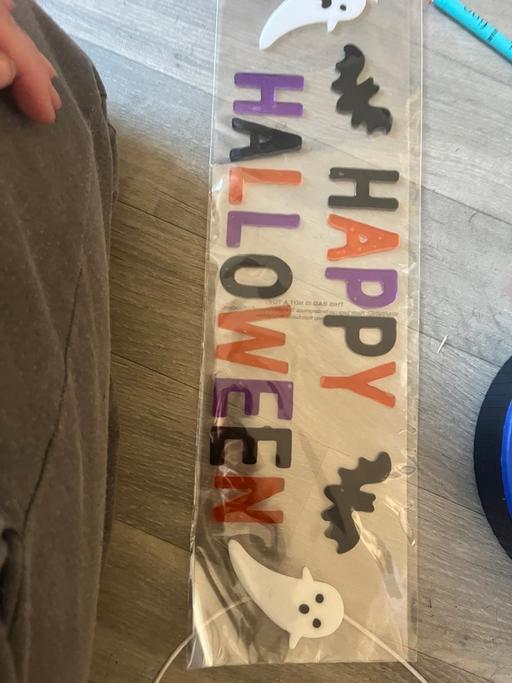  — Halloween window stickers