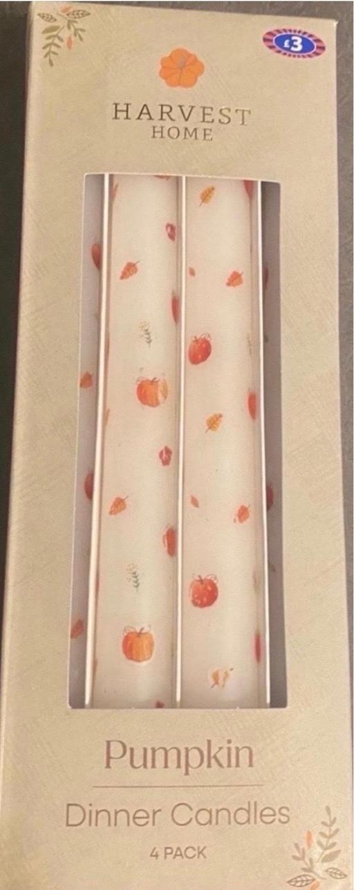  — Pumpkin dinner candles