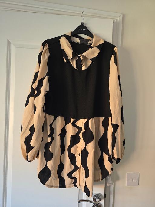  — Shein peplum top 2XL