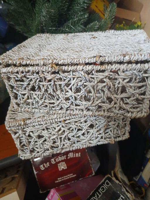 — 2 small storage baskets