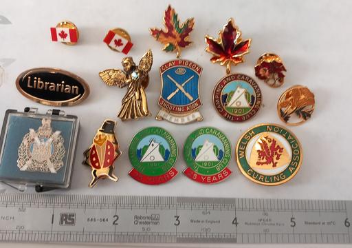  — Collection of vintage enamel etc badges