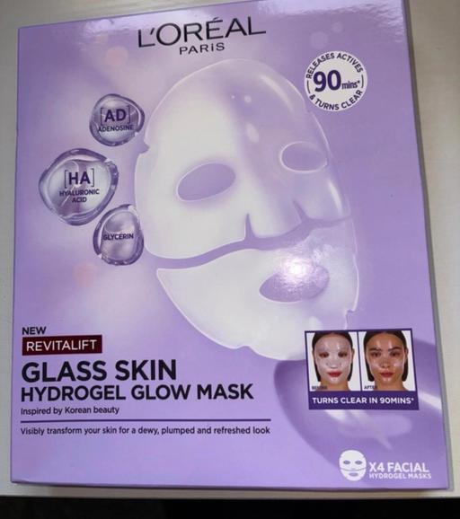  — New L’Oréal pack of 4 Hydrogel Glow Masks
