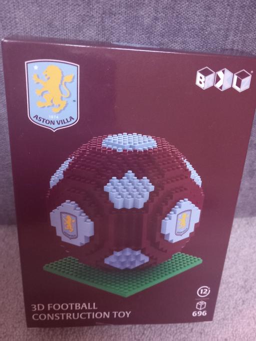  — aston villa 3d football construction toy