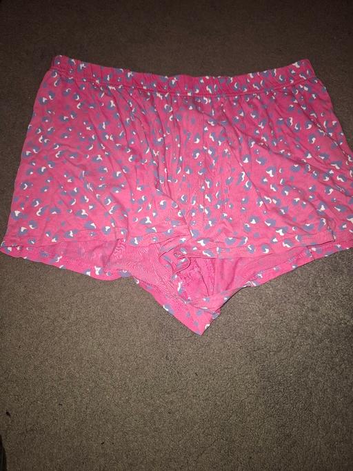  — ladies pj shorts size 12 to 14