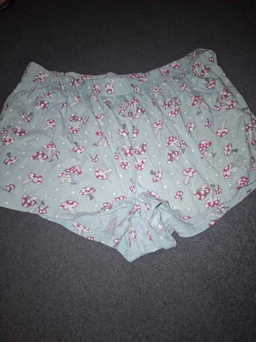  — ladies pj shorts size 12 to 14