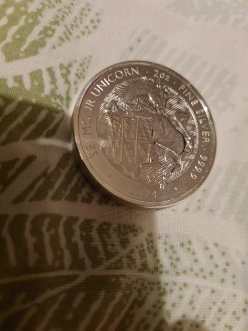  — Silver two ounce Seymour unicorn