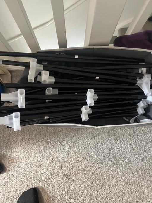  — Canvas single portable wardrobe