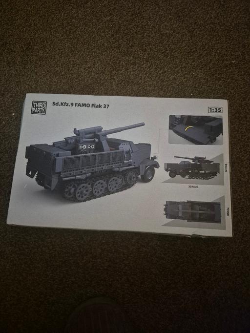  — lego type model of a military tank
