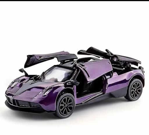  — 1:43 Alloy Supercar Car Model - purple