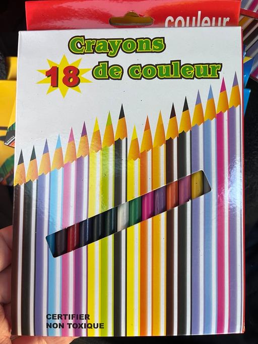  — Pencil crayons 2£ a pack a few