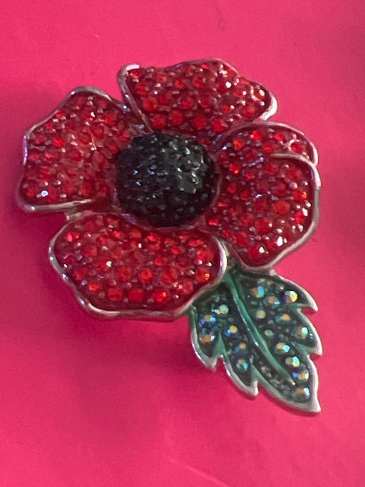  — Poppy brooch