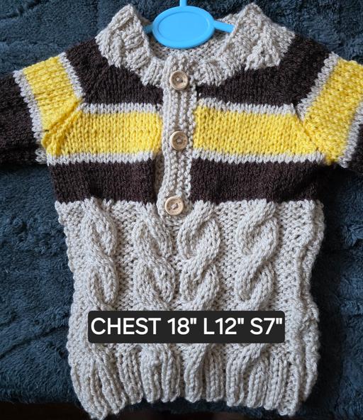  — Cable Stripe Jumper Boys 18" 003