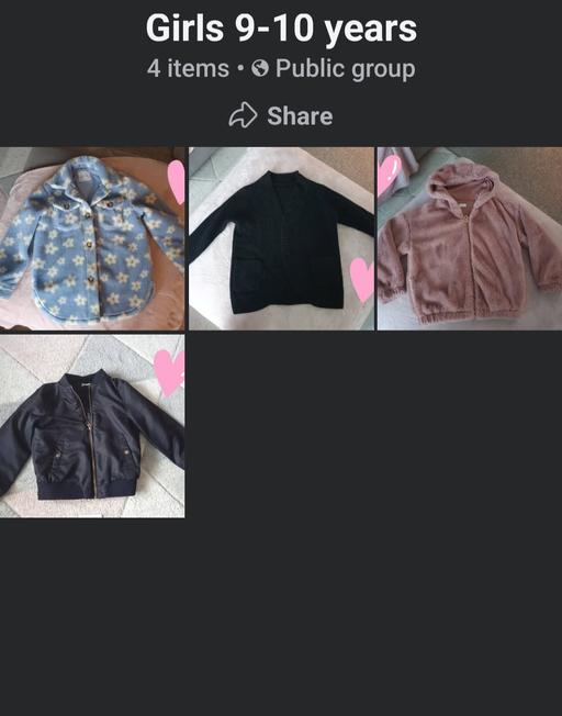  — girls 9-10 years cardigan, jackets