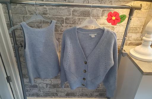  — girls 10-11 years matching top and cardigan