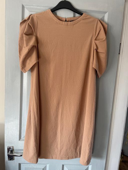  — Ladies beige autumnal dress size 20