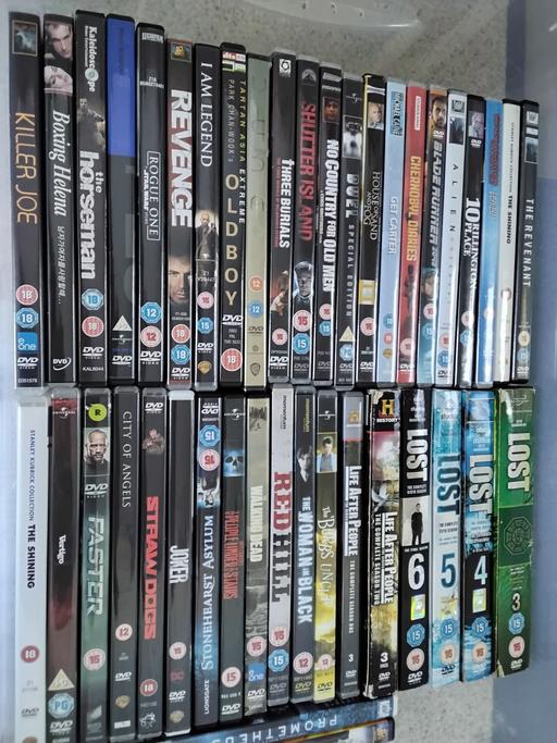  — 38 dvds