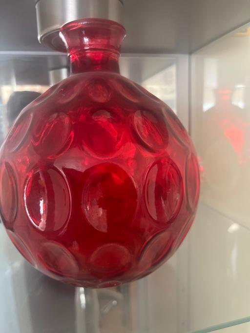  — Red vase