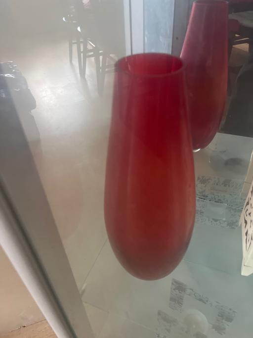  — Red vase