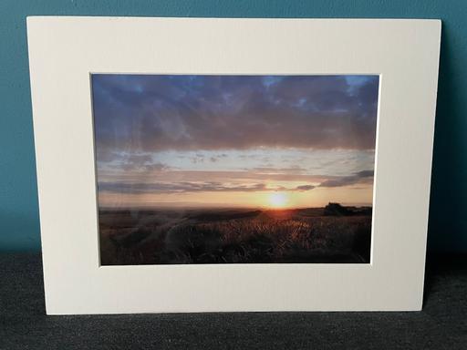  — 16x12 inch White Mounted Print Countryside