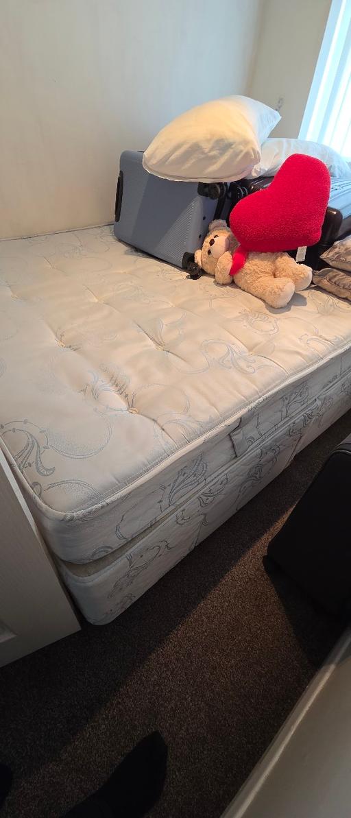  — Double bed with drawers and mattress