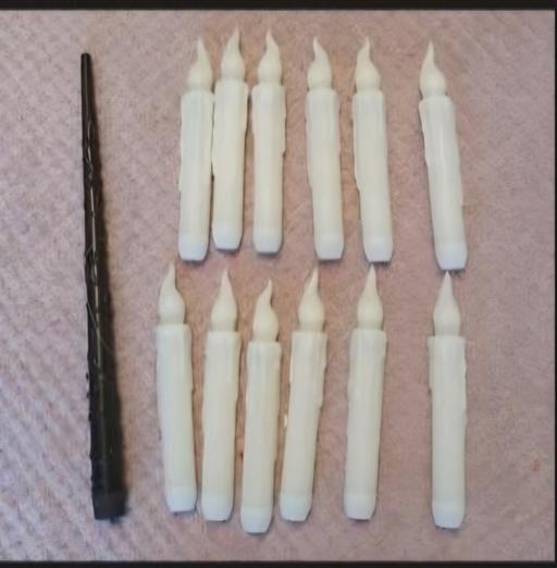  — halloween light up candles turn on with wand