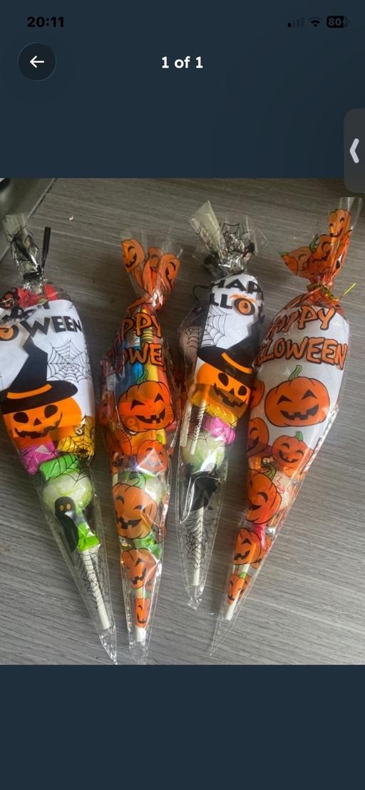  — Halloween party treat bags