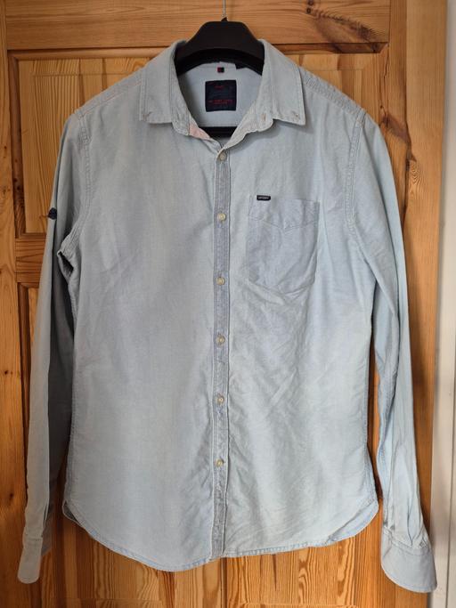  — Mens Superdry Blue Denim Shirt – Large
