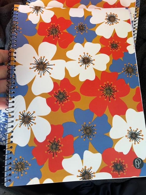  — A4 spiral bound lined book