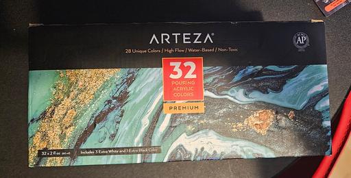  — Arteza pouring acrylic paints x32