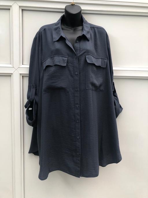  — (Size 24) GEORGE navy blouse