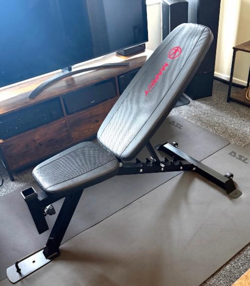  — Marcy ub9000 adjustable weight bench& dumbell