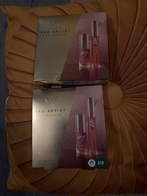  — New 2x NO7 Lip & Cheek Glow Gift Sets
