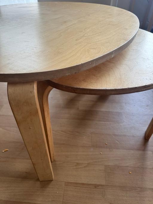  — Side tables stack. X2