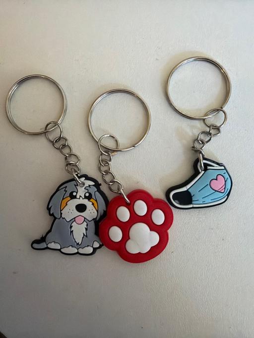  — New 3x Key rings. Clearance.  50p