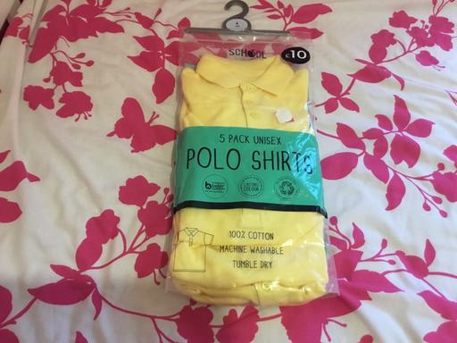  — 5 Pack New Polo Shirts Age 4 years