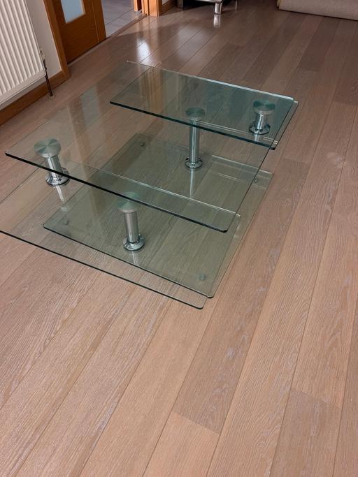  — Glass coffee table