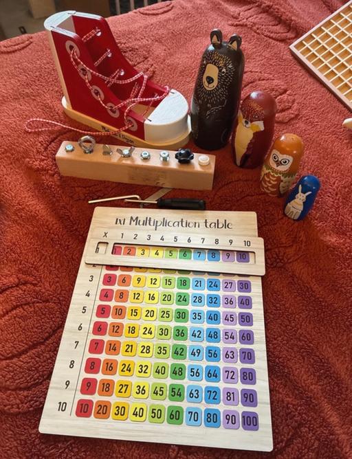  — Wooden learning toys