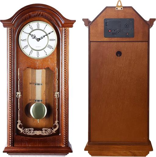  — Vintage Grandfather Clock  Pendulum Chimes