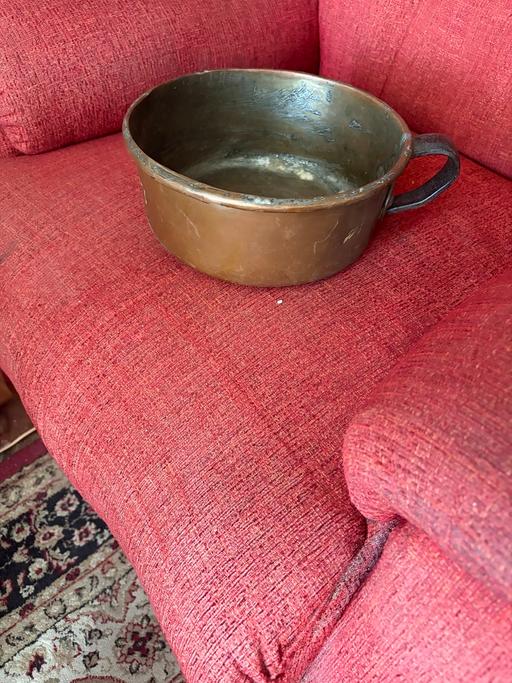  — Large vinrage thock copper cooking pot