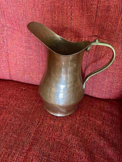  — Antique hand hammered copper pincher