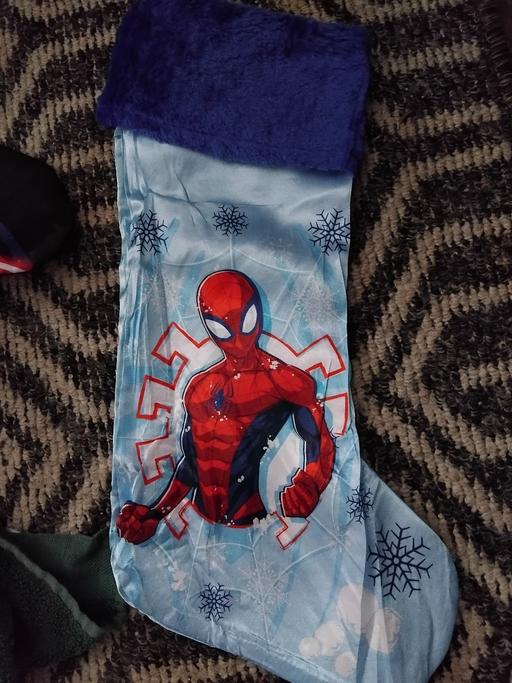  — Christmas stocking spiderman or star wars