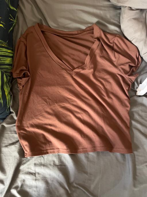  — Brown top