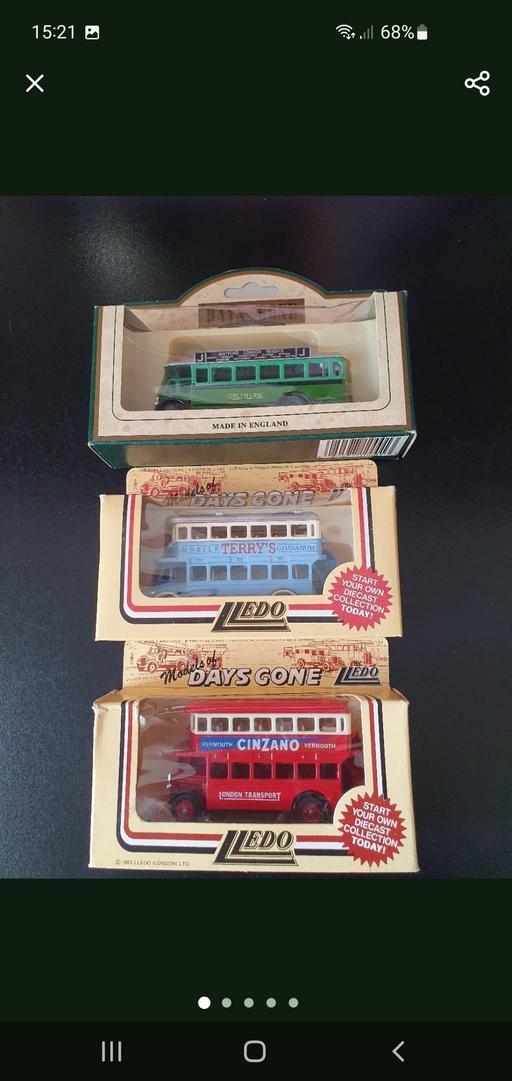  — die cast model coach/buses x 3