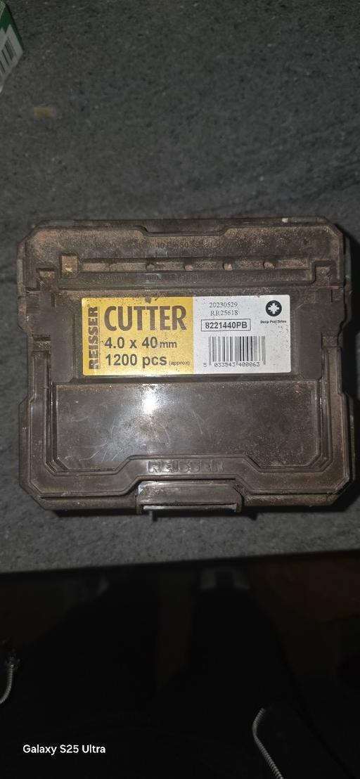  — Reisser Cutter Wood Screws 4.0 x 40mm 1200 pc