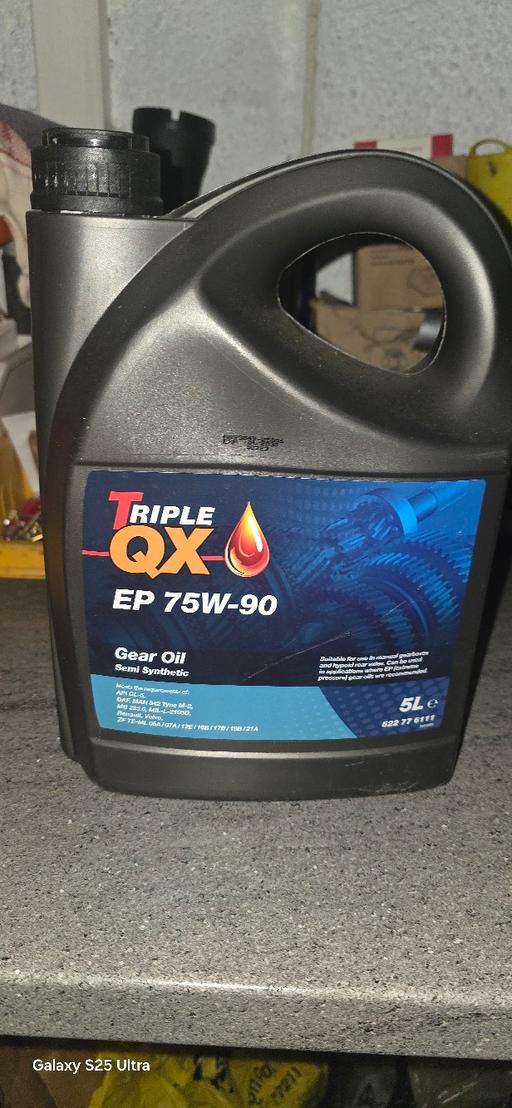  — Triple QX EP 75W 90 Gear Oil 5L