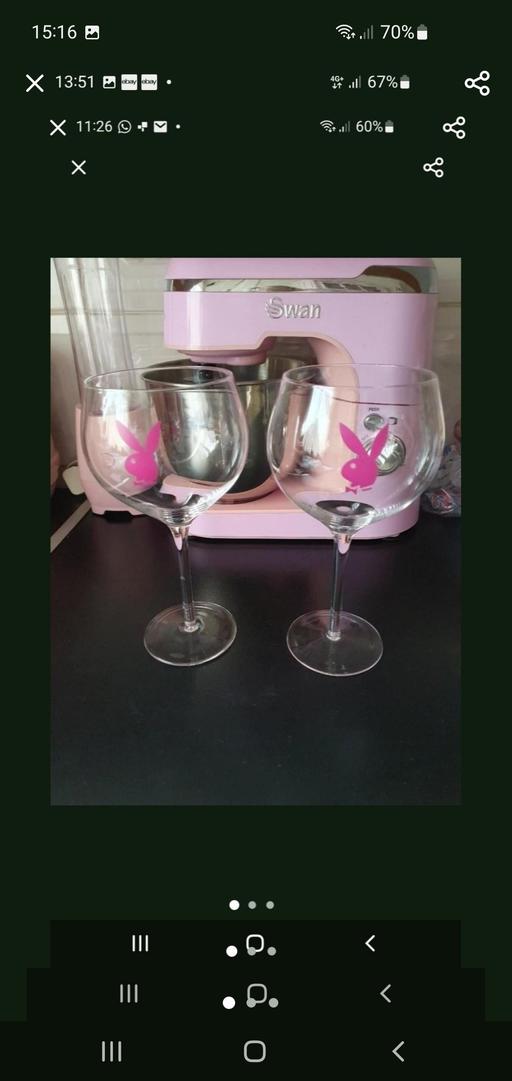  — pair giant playboy glasses x 2