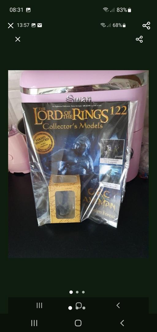  — lord of the rings collectors model issue 122