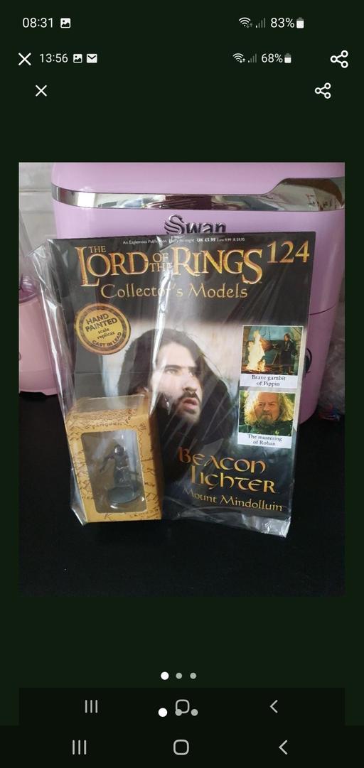  — lord of the rings collectors model issue 124